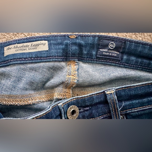 AG Adriano Goldschmied The Absolute Legging Extreme Skinny 26 R - Picture 4 of 5